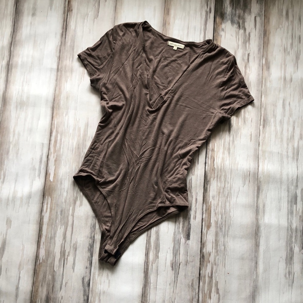 Elegant Brown Bodysuit